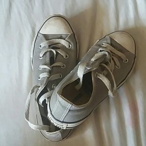Gray Converses